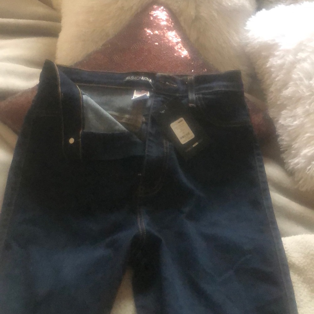 High waisted skinny jeans